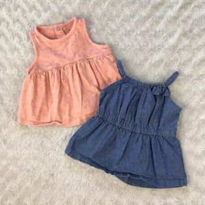 Baby Girl Shirt Bundle Size 9 Months Carter’s Blue